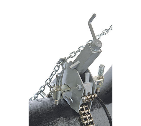Double Jackscrew Pipe Chain Clamp - Image 2