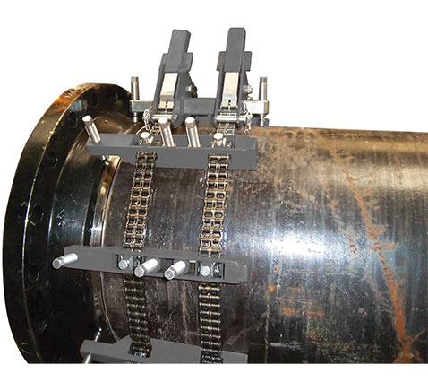 EZ Fit Double Pipe Chain Clamp
